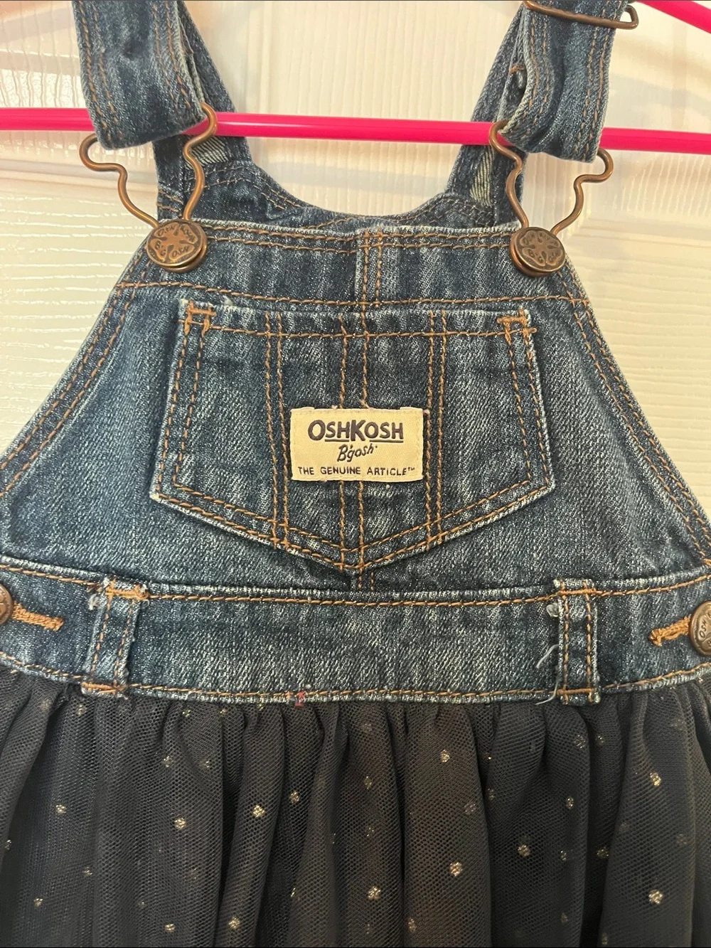 OshKosh Denim Overall Tutu Skirt - Navy